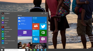 Windows 10 - nabídka Start
