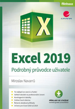 Obálka knihy Excel 2019