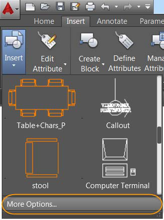 AutoCAD 2017 - vkládání bloků