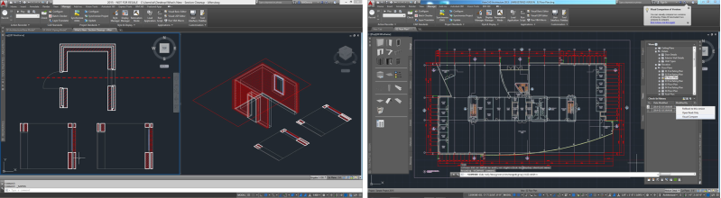 Ukázka z programu AutoCAD Architecture