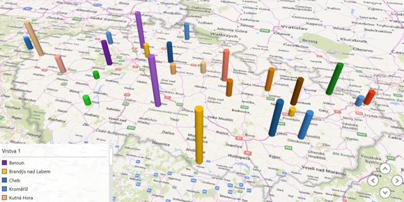 3D Map v Excel 2016