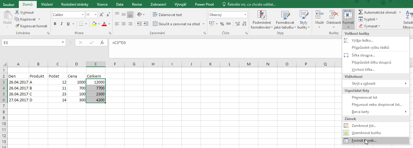 Jak zobrazit skryté vzorce v Excelu?