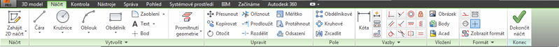 Karta Náčrt v Autodesk Inventor 2015