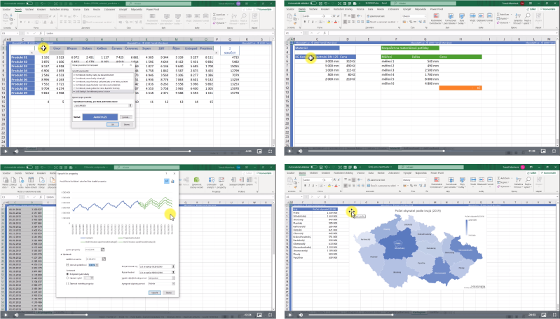 Ukázky z video školení Excel expert