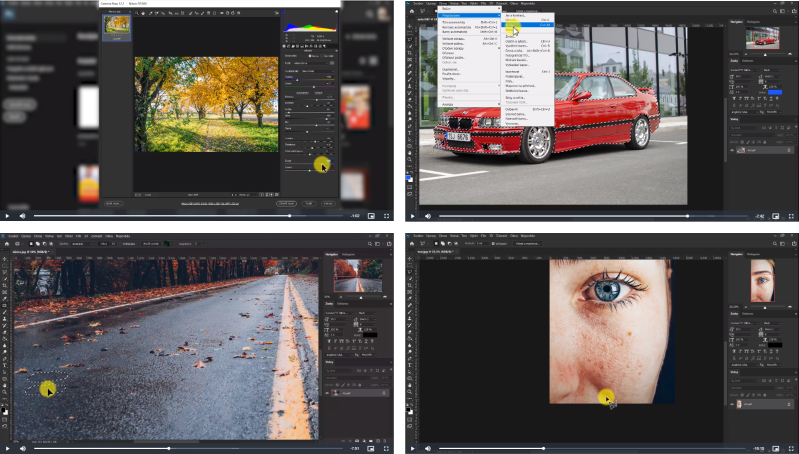 Ukázky z video školení Photoshop základní