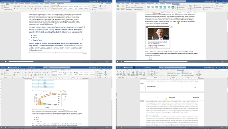 Ukázky z video školení Word základní